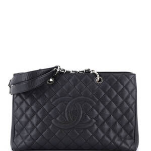 Chanel XL Grand Shopping Tote Quilted Caviar